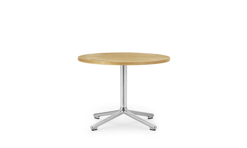 Normann Copenhagen Lunar Coffee Table Alu H45 Ø60 cm Oak