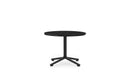Normann Copenhagen Lunar Coffee Table Black Alu H45 Ø60 cm Marble