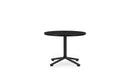 Normann Copenhagen Lunar Coffee Table Black Alu H45 Ø60 cm Oak