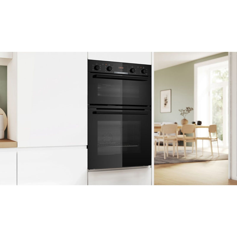 Grade A Bosch Series 4 MBA533BB3B 60cm Double Built In Electric Oven
