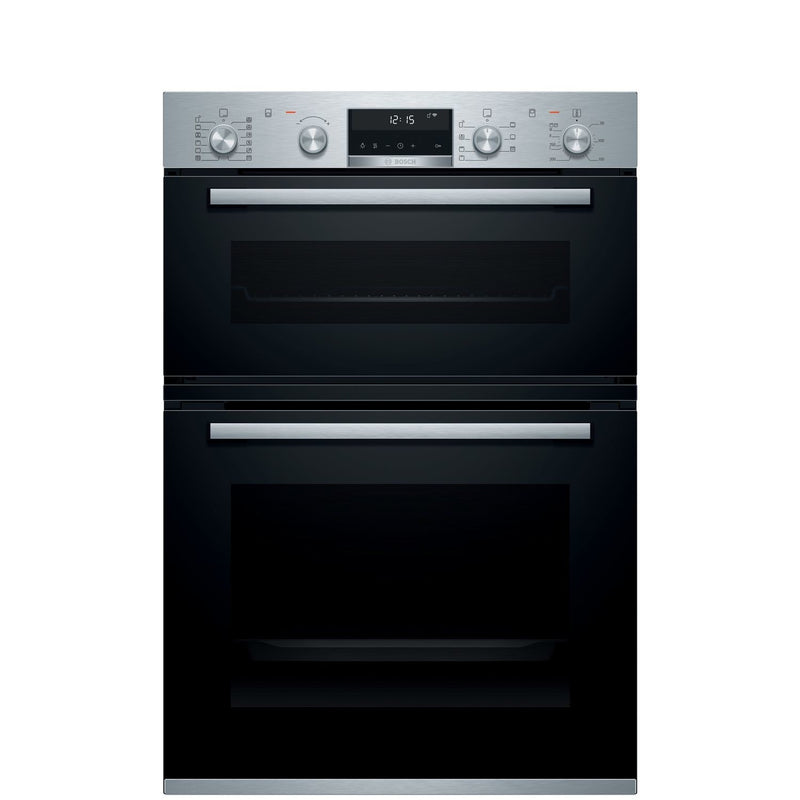 Grade B Bosch Series 6 MBA5785S6B 60cm Double Built In Electric Oven Stainless Steel