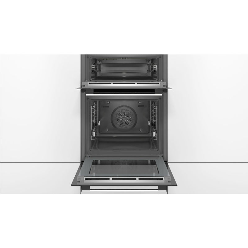 Grade B Bosch Series 6 MBA5785S6B 60cm Double Built In Electric Oven Stainless Steel