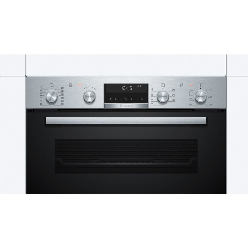 Grade B Bosch Series 6 MBA5785S6B 60cm Double Built In Electric Oven Stainless Steel