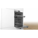 Grade B Bosch Series 6 MBA5785S6B 60cm Double Built In Electric Oven Stainless Steel