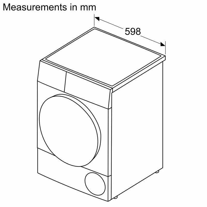 Bosch Series 8 Dryer 9kg WQB246C9GB
