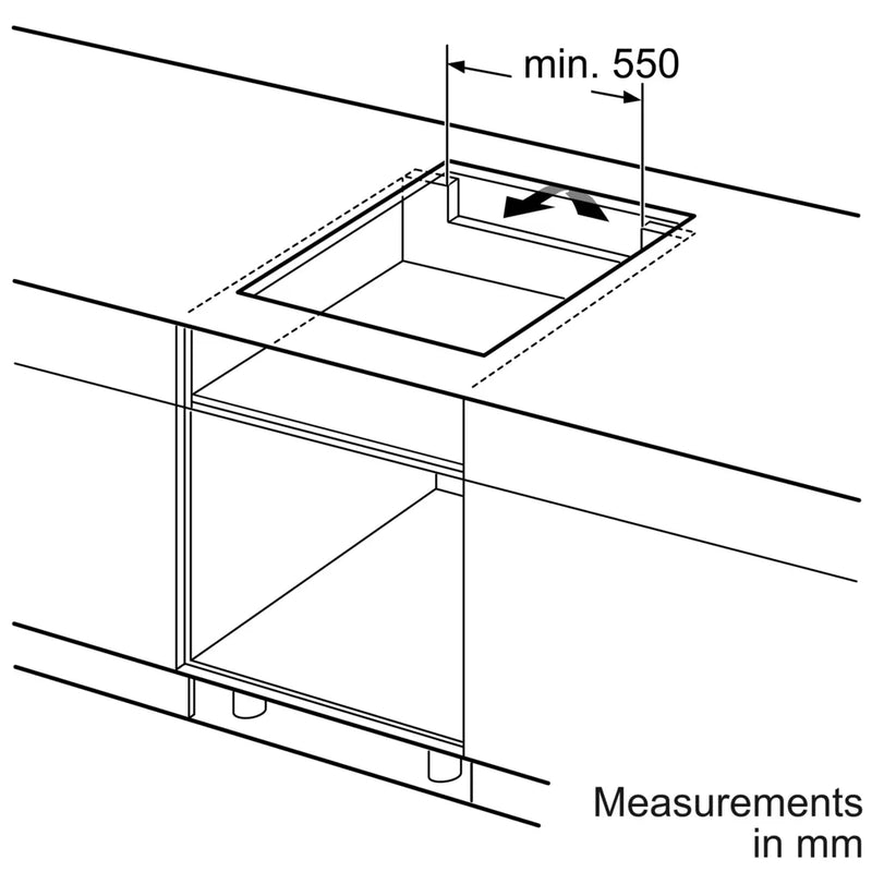 Bosch Series 6 Induction Hob 81cm PVW831HB1E