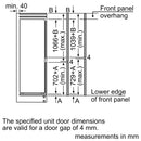 Bosch Series 4 Built-In Fridge-Freezer 177x54cm KIN86VFE0G