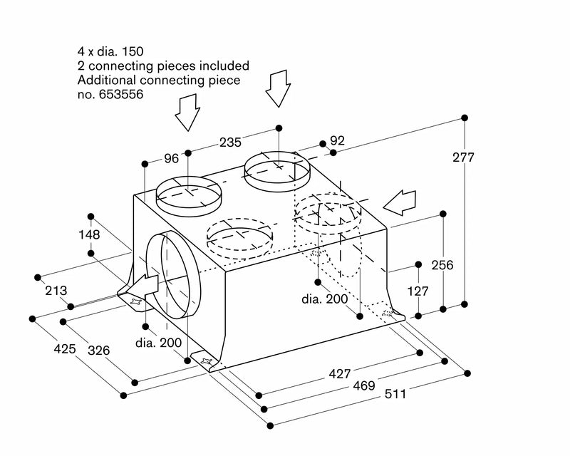 Gaggenau Remote fan unit AR400130