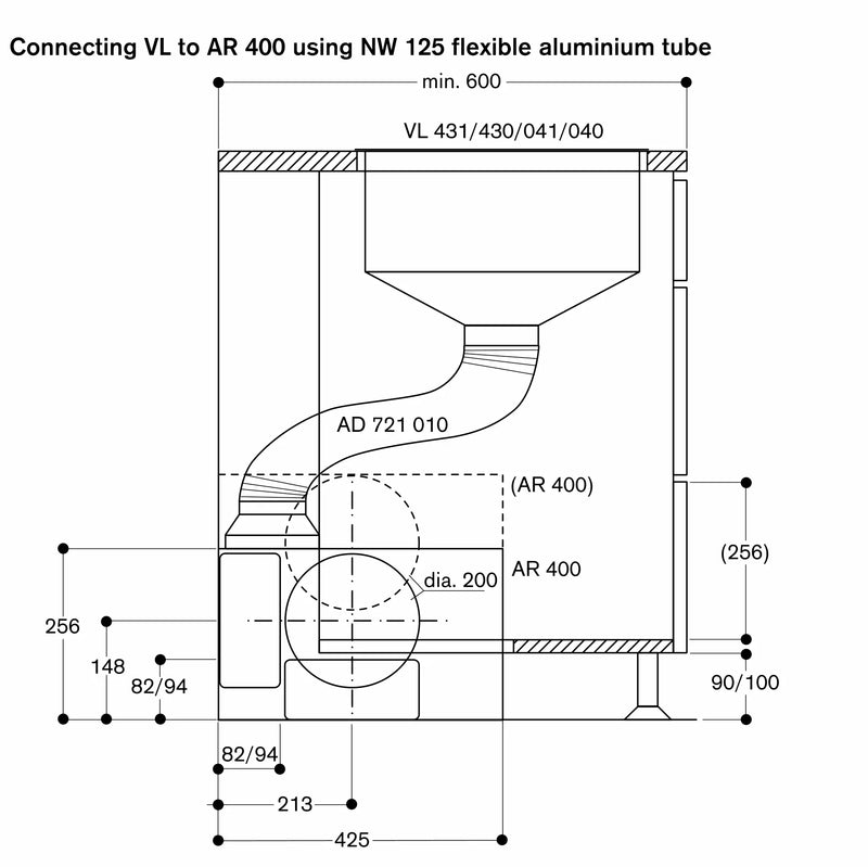 Gaggenau Remote fan unit AR400130