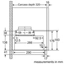 Siemens iQ300 Telescopic Hood 60cm LI64MA531B