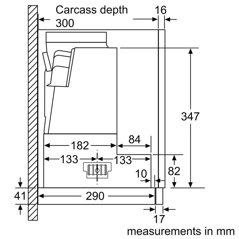 Bosch Integrated Hood 60cm DFS067A51B