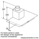 Bosch Series 2 Wall-mounted Hood 90cm DWG94BC50B