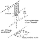 Bosch Series 2 Wall-mounted Hood 90cm DWG94BC50B