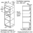 Bosch Series 4 Built-In Microwave 45x60cm CMA583MB0B