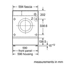 Bosch Series 6 Built-In Washer 8kg WIW28302GB
