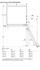 Gaggenau 400 series Vario freezer 212.5x45.1cm soft close flat hinge RF411306