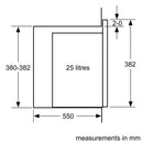 Bosch Series 4 Built-In Microwave 38x60cm BFL553MS0B