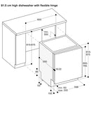 Gaggenau 200 series Dishwasher 60 cm Variable hinge