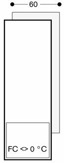 Gaggenau 200 series Vario refrigerator 177.2x55.8cm soft close flat hinge RC289370