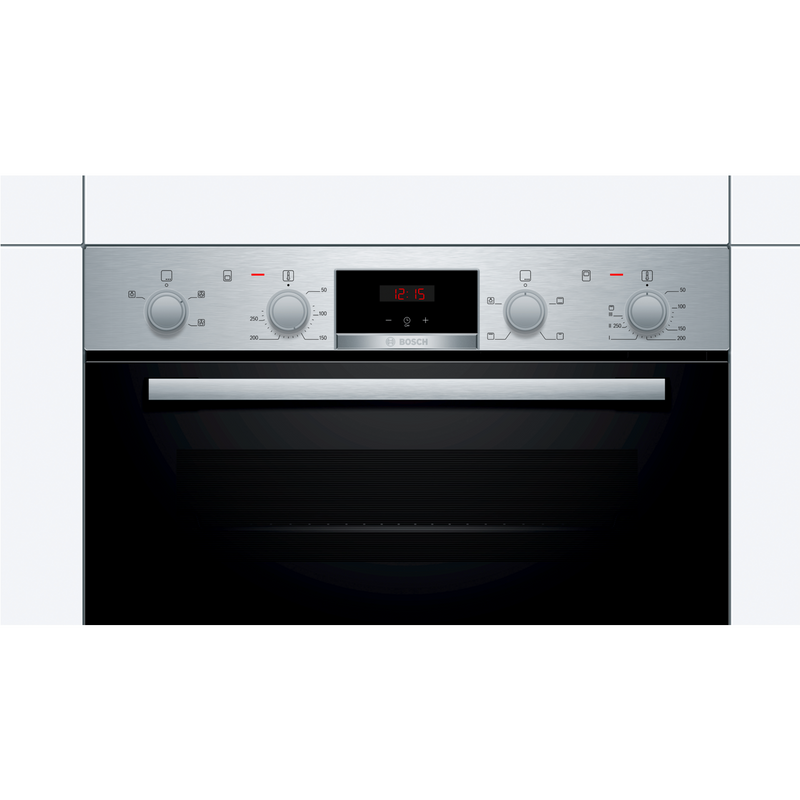 Grade B Bosch MHA133BR0B 60cm Double Built In Electric Oven Stainless Steel