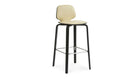 Normann Copenhagen My Chair Barstool 75 cm Front Upholstery Black/Ultra Leather