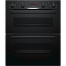 GRADE A2 - Bosch Series 4 NBS533BB0B Built-Under Electric Double Oven - Black