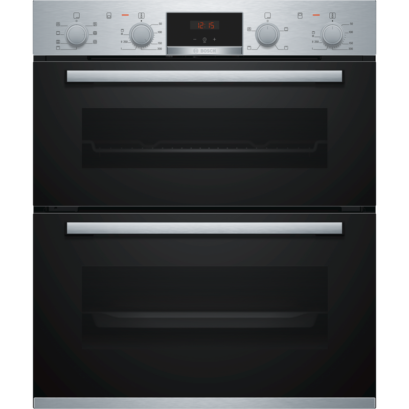 Grade B Bosch Series 4 NBS533BS0B 60cm Double Built In Electric Oven Stainless Steel