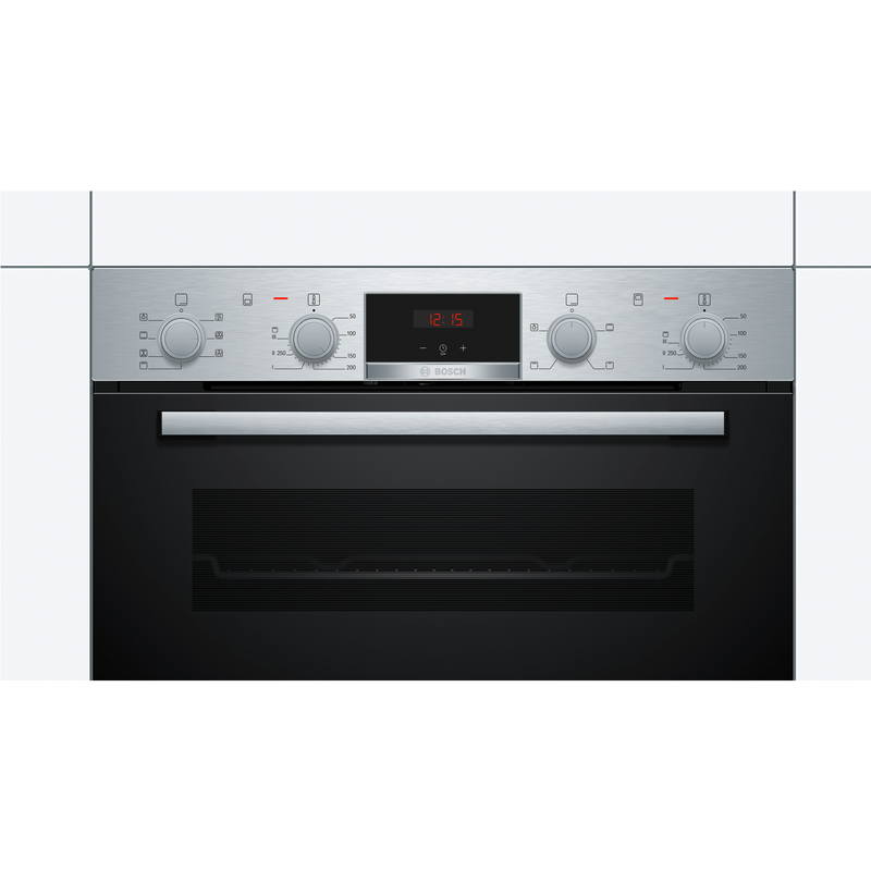 Grade B Bosch Series 4 NBS533BS0B 60cm Double Built In Electric Oven Stainless Steel