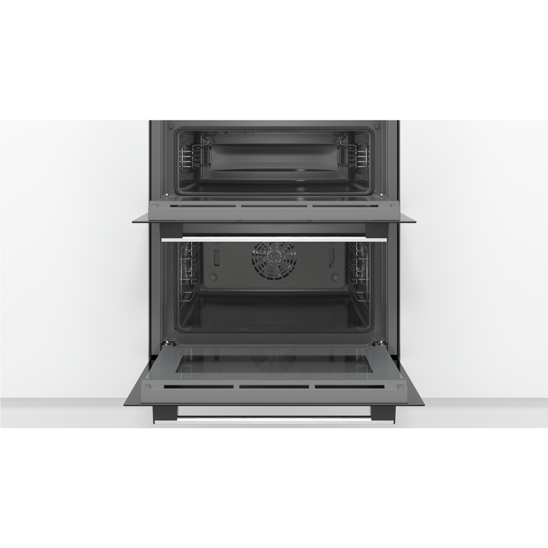 Grade B Bosch Series 4 NBS533BS0B 60cm Double Built In Electric Oven Stainless Steel