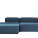 Normann Copenhagen Rope Sofa Chaise Longue right with Pouf