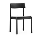 Normann Copenhagen Timb Chair Upholstery Black  Black leather