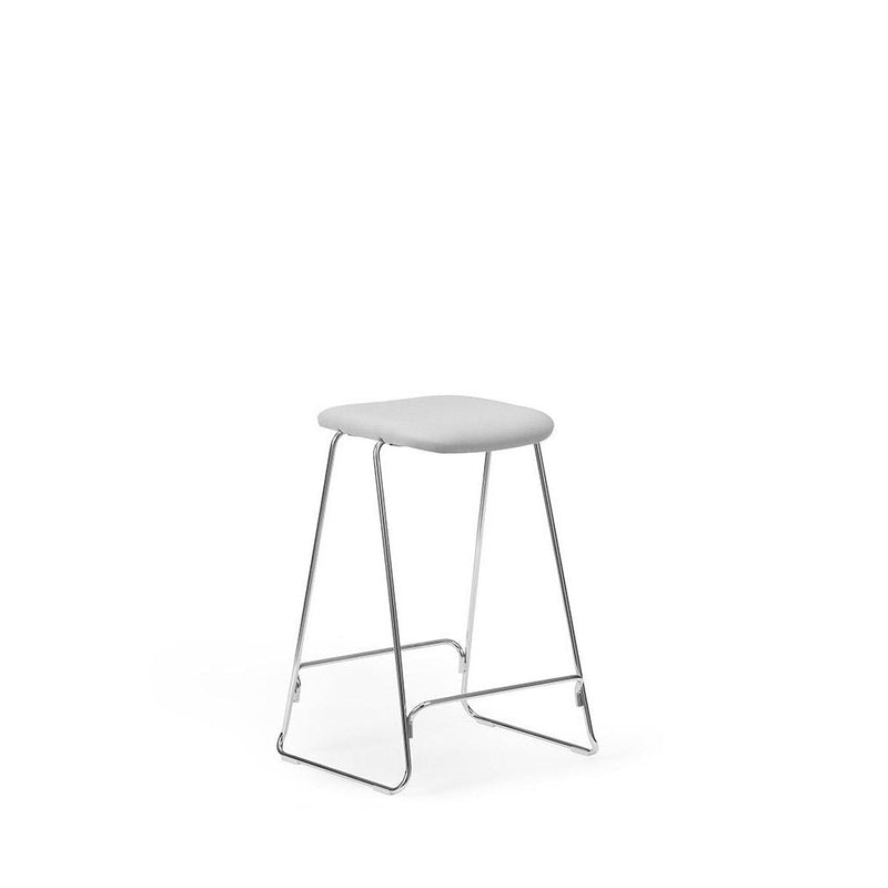 Normann Copenhagen Just Barstool 65 Full Upholstery cm Chrome  Zap
