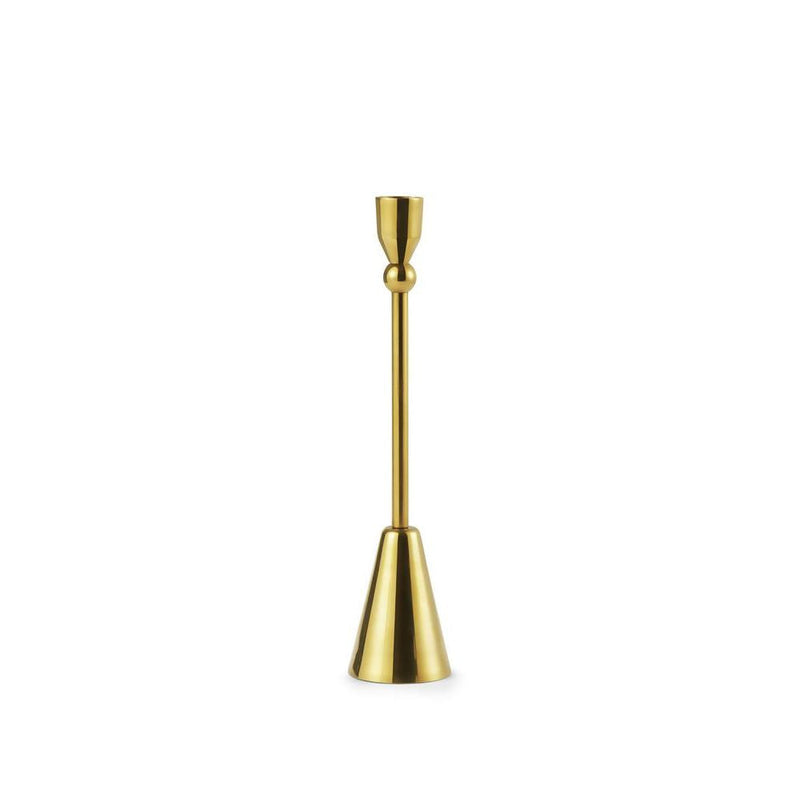 Normann Copenhagen Pirouette Candle Holder 1 Tall Brass