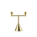 Normann Copenhagen Pirouette Candle Holder 2 Brass