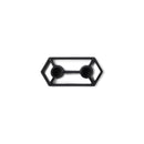 Normann Copenhagen Prism Candle holder 2 Black