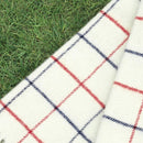 Normann Copenhagen Throw Blanket Simple Check Warm Grey