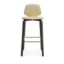 Normann Copenhagen My Chair Barstool 75 cm Front Upholstery Black Ultra Leather