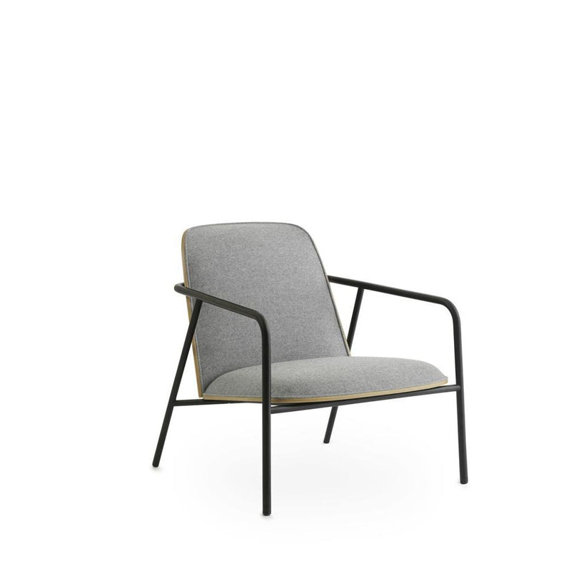 Normann Copenhagen Pad Lounge Chair Low Black Steel
