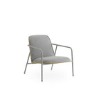 Normann Copenhagen Pad Lounge Chair Low Grey Steel Oak Synergy