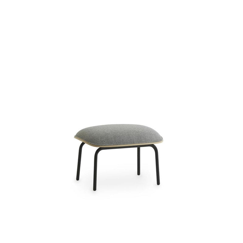 Normann Copenhagen Pad Footstool Black Steel