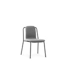 Normann Copenhagen Studio Chair Full Upholstery Black Steel  Synergy
