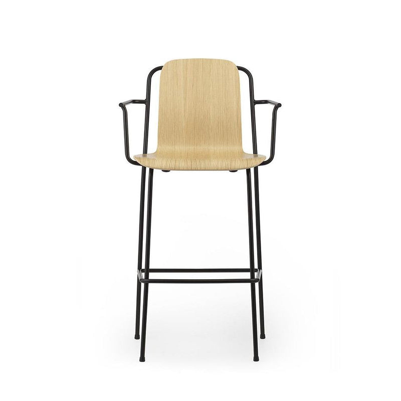 Normann Copenhagen Studio Bar Armchair 75 cm Black steel