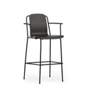 Normann Copenhagen Studio Bar Armchair 75 cm Black steel