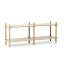 Normann Copenhagen Jam Bookcase 6 poles Oak grey