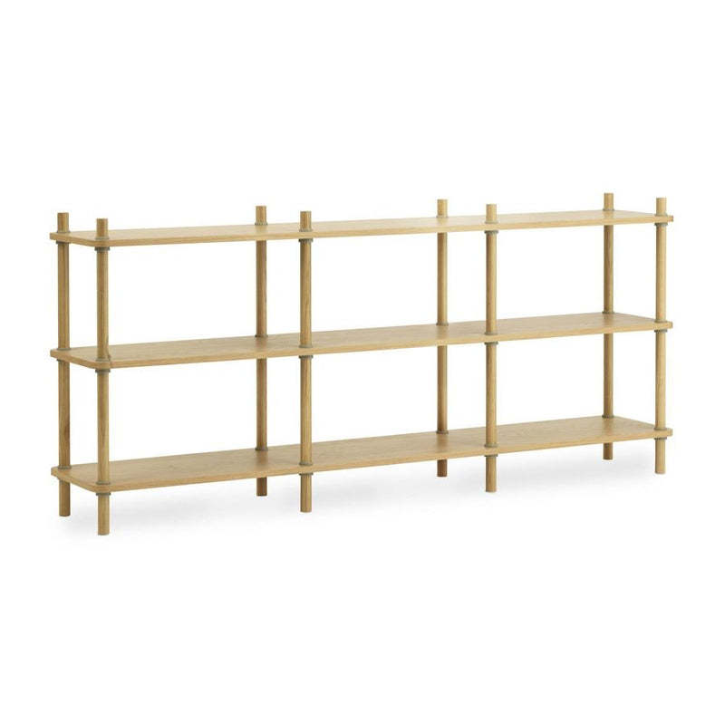 Normann Copenhagen Jam Bookcase 8 poles Oak grey