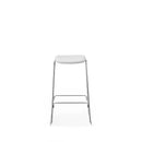 Normann Copenhagen Just Barstool 75 Full Upholstery cm chrome  Synergy