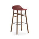 Normann Copenhagen Form Barstool 75 cm Walnut