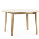 Normann Copenhagen Slice Table Ø120 cm Linoleum