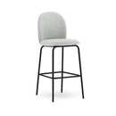 Normann Copenhagen Ace Bar Chair 75 cm Full Upholstery Black Steel