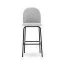 Normann Copenhagen Ace Bar Chair 75 cm Full Upholstery Black Steel